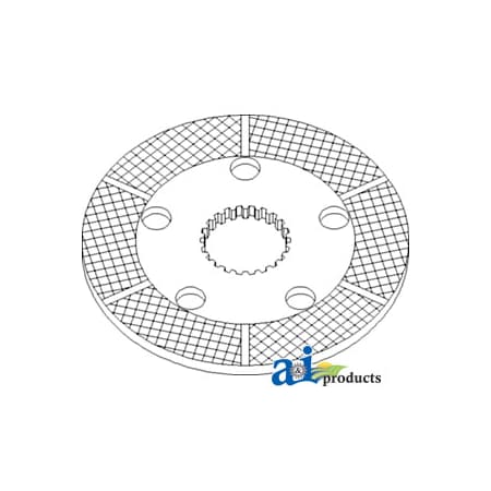 A & I Products Disc, Parking Brake 6.5" x6.5" x0.3" A-5159830